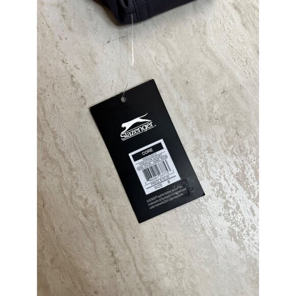 New Slazenger Womens Size 0 Core Hydro-Dry Gray Athletic Shorts Pockets Preppy - Picture 6 of 12